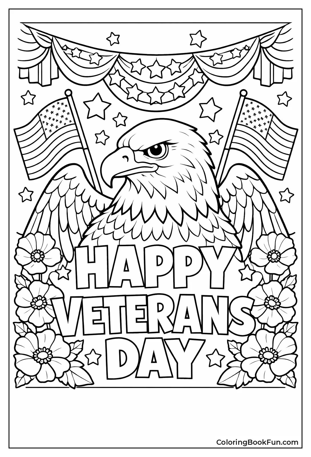 Happy Veterans Day Banner