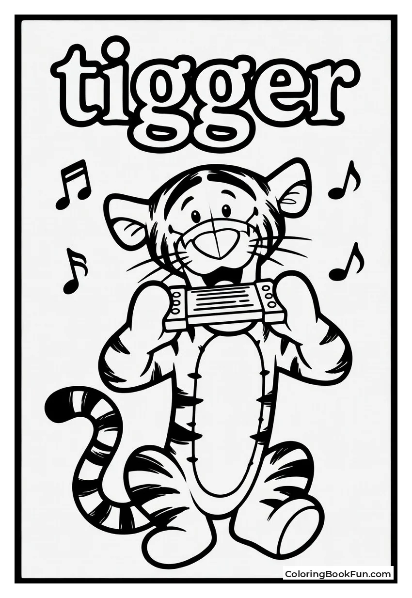 Harmonica Playing Tigger