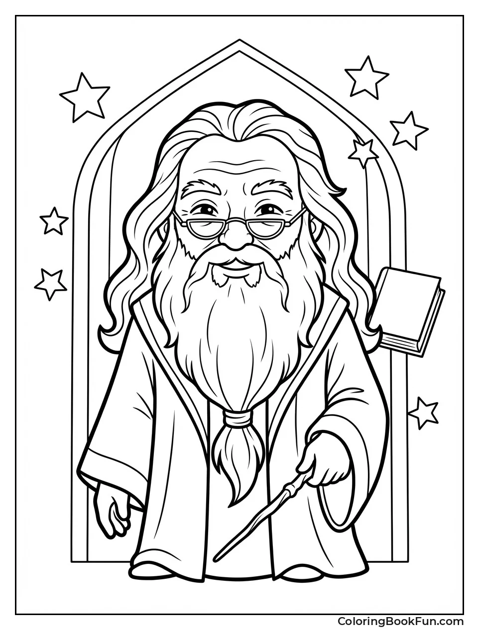 Dumbledore with Twinkling Eyes