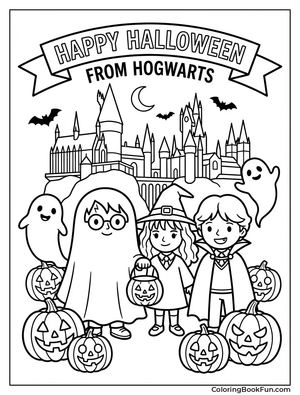 Halloween Ghosts at Hogwarts
