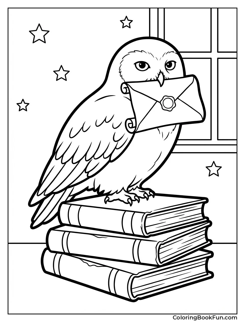 Hedwig Perches with Letter