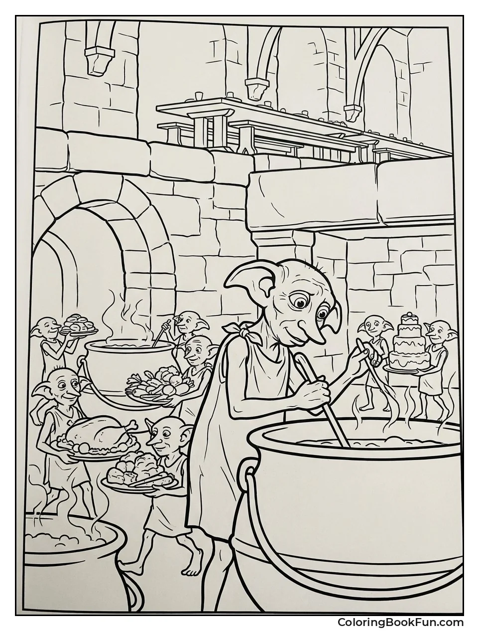 Elves Cook Giant Feast