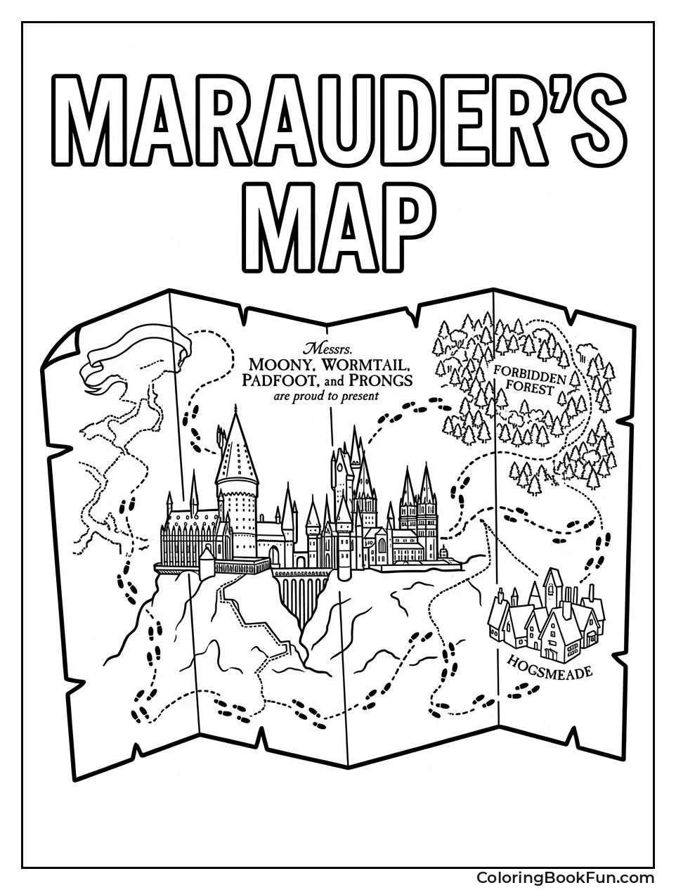 Map Shows Moving Footsteps