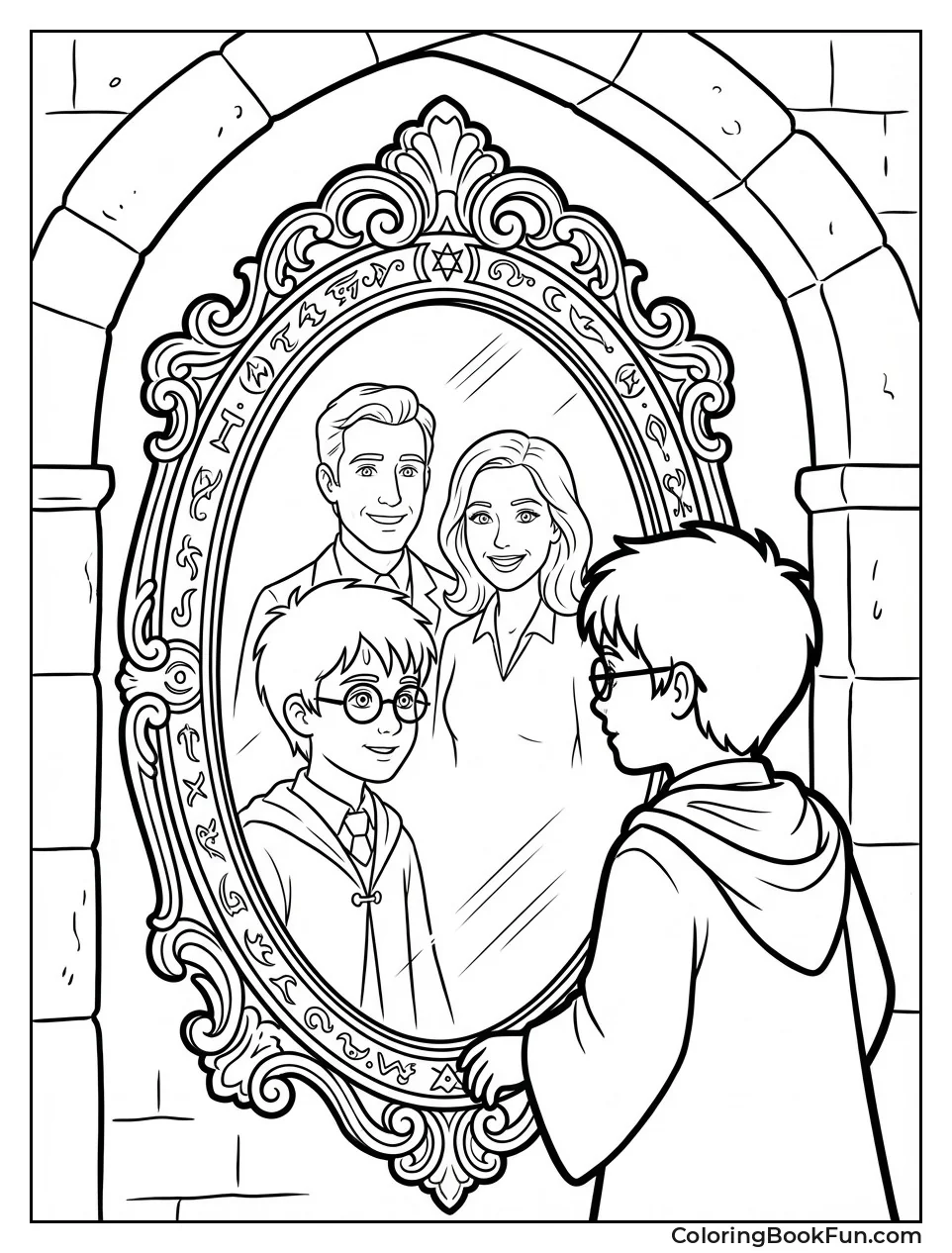 Harry Sees Parents Mirror