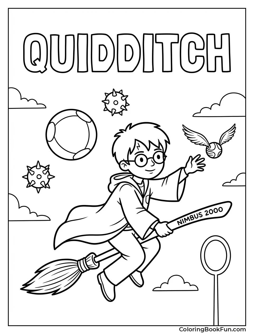 Harry Chases Golden Snitch