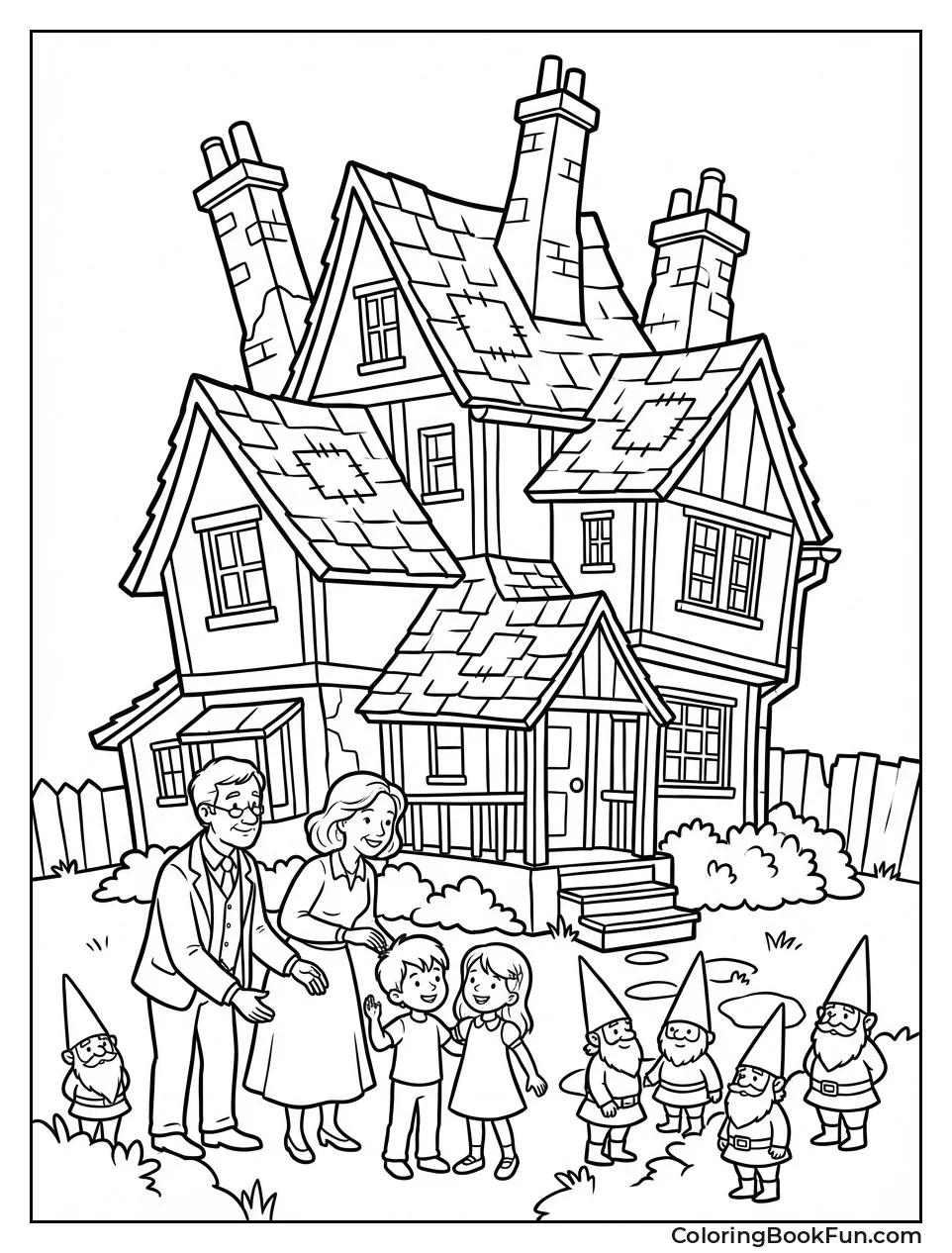 Crooked Weasley Burrow Home