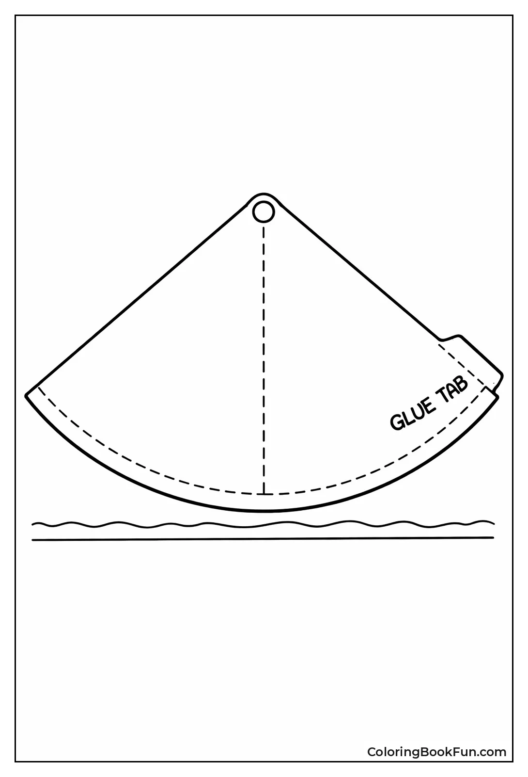 Foldable 3D Party Cone