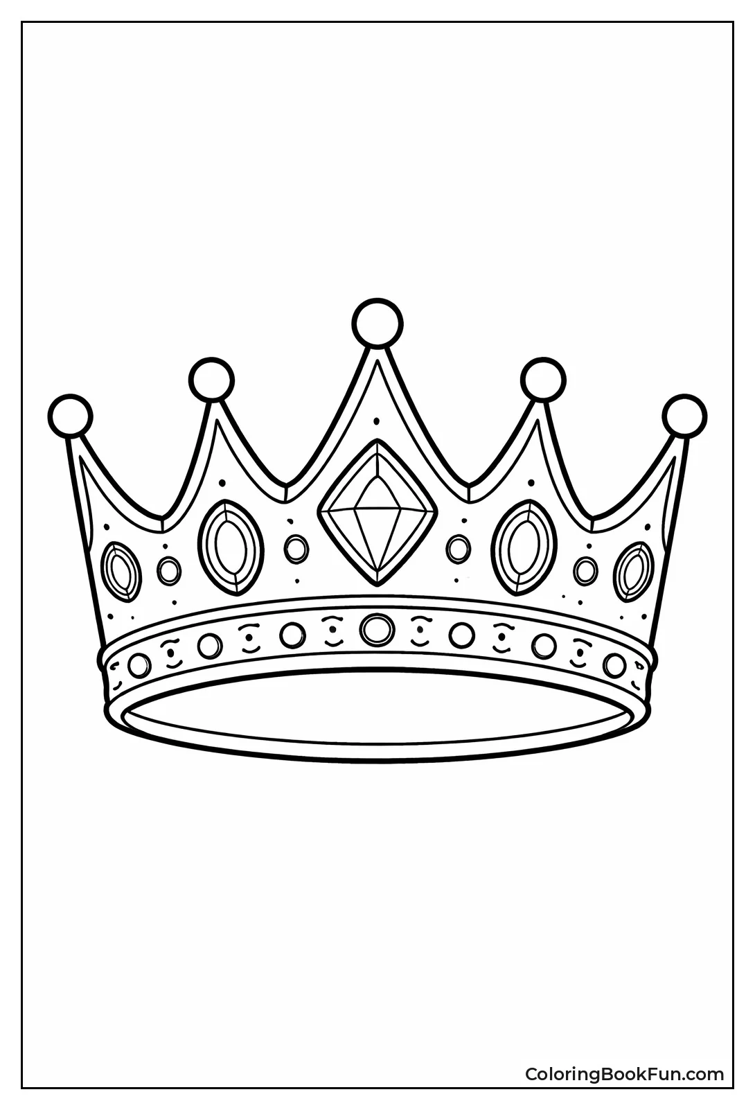 3D Royal Crown Template