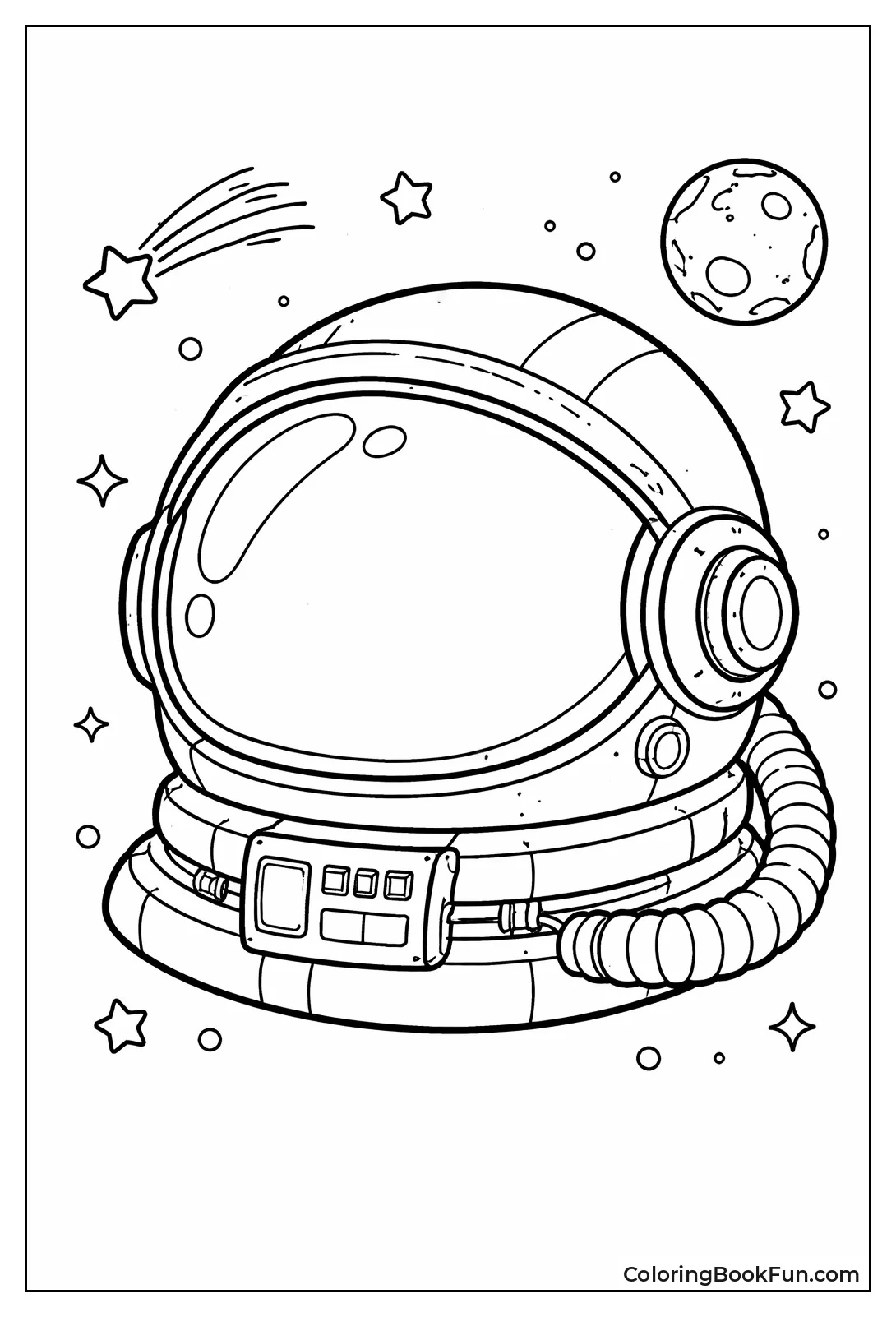 Futuristic Space Helmet Visor