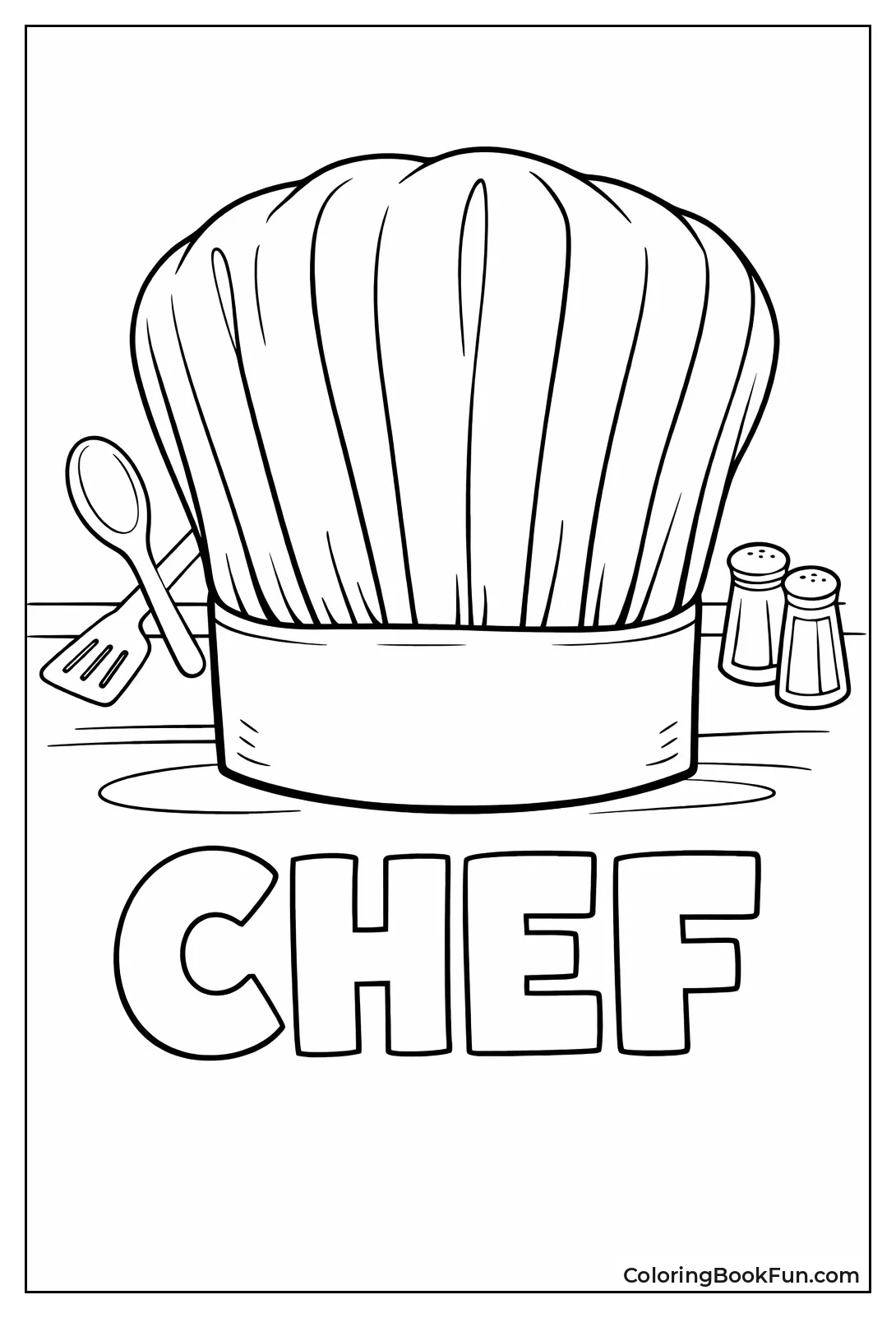 Pleated Chef Toque Hat