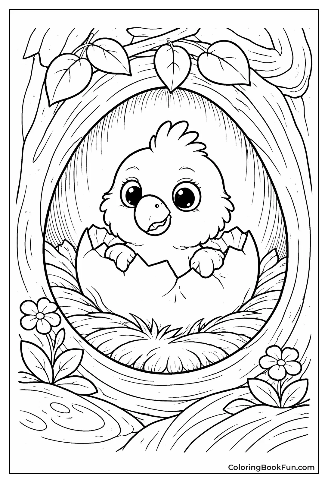 Baby Parrot Hatching Egg