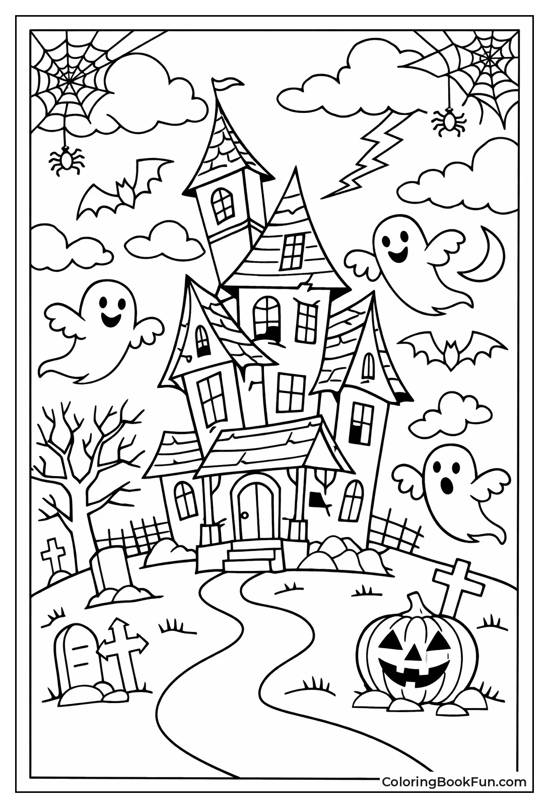 Crooked Haunted House Towers