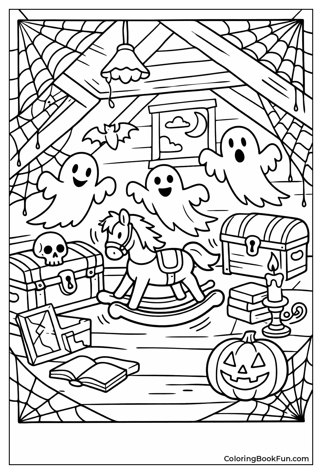 Cluttered Attic with Toys