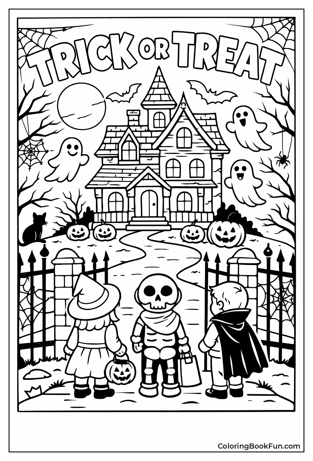 Kids Approach Spooky Gate