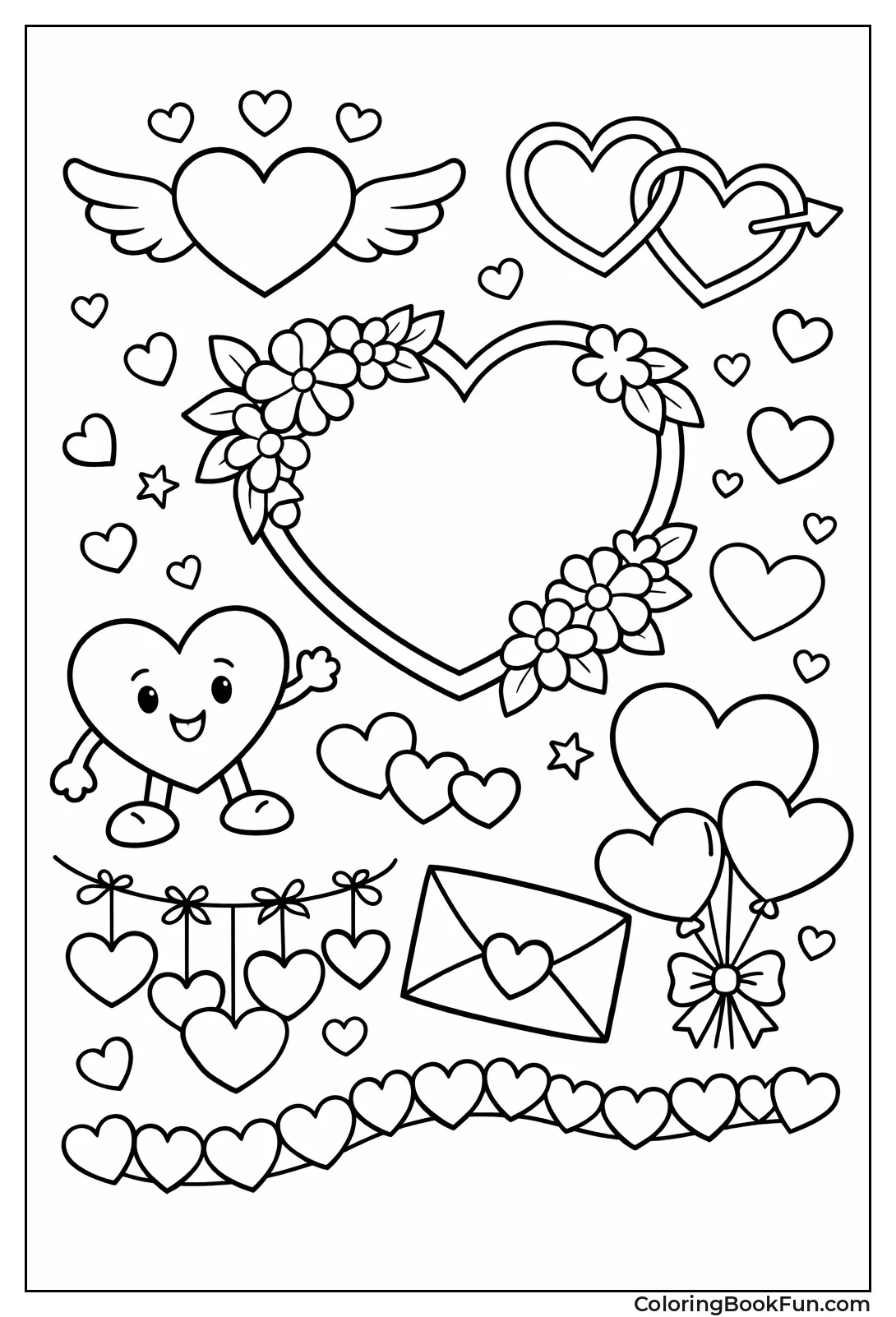 Patterns Shaped like Hearts