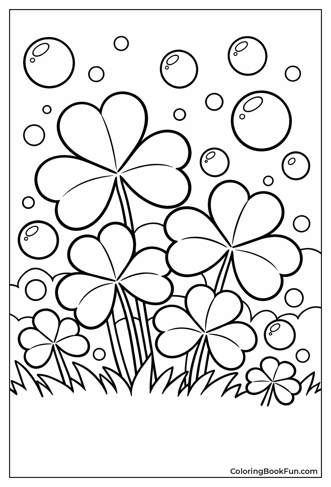 Heart Shaped Shamrocks