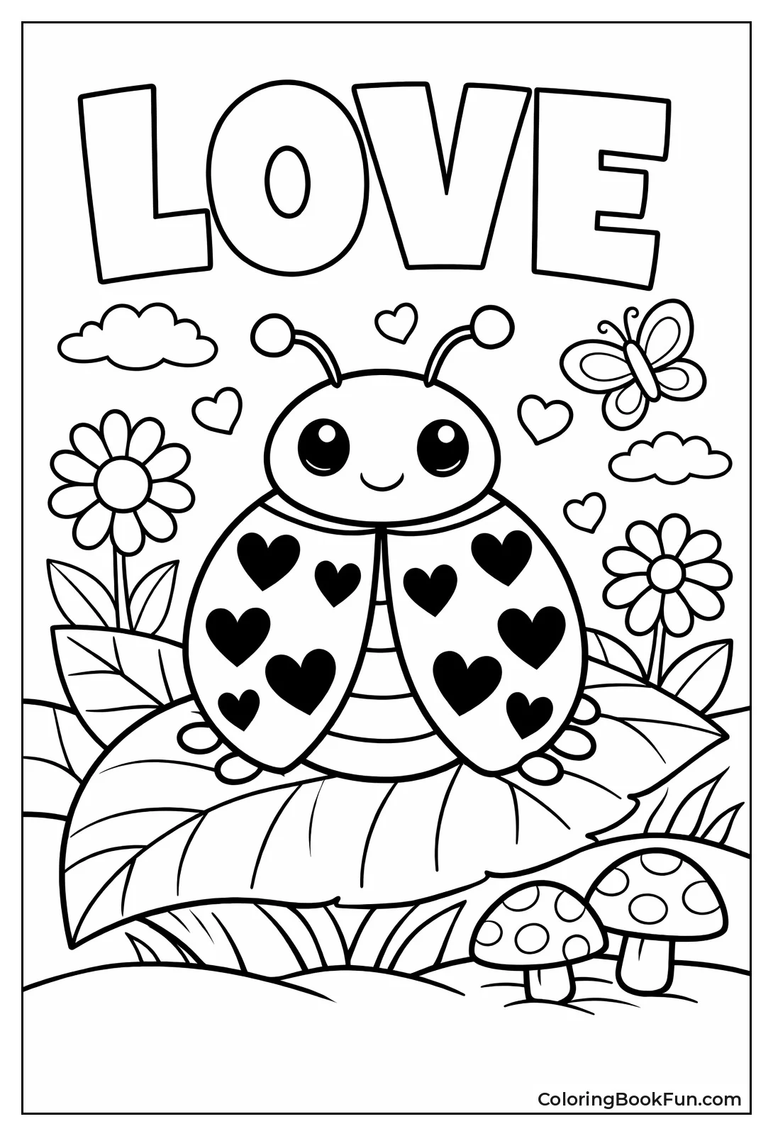 Heart-Shaped Spot Ladybug