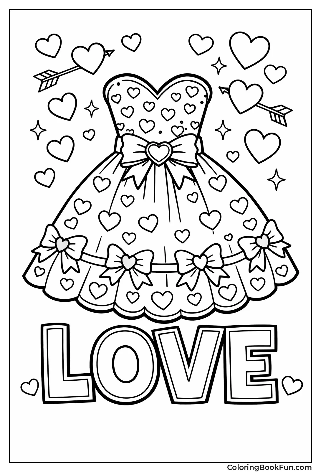 Heart Valentine Dress