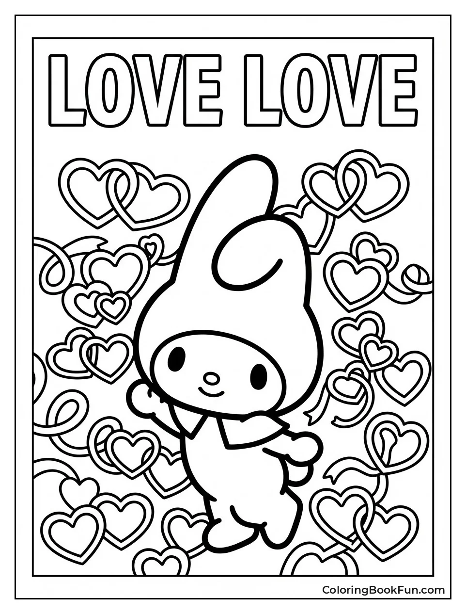 My Melody Dances with Hearts