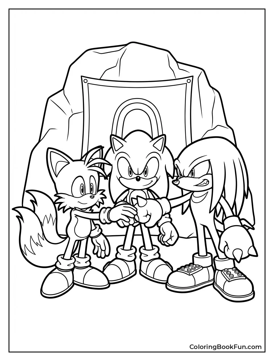 Sonic Teams with Tails Knuckles