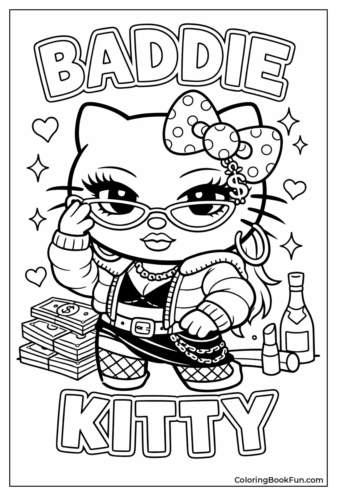 Sassy Hello Kitty Strikes Pose