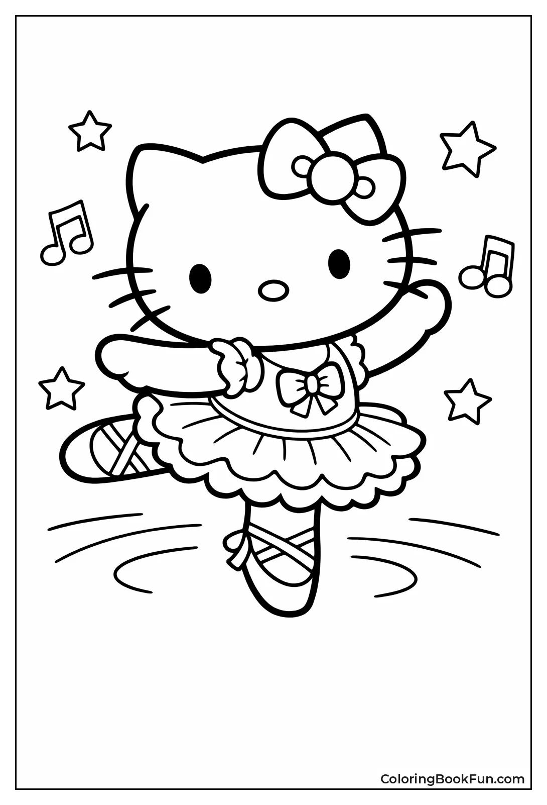 Hello Kitty Twirls in Tutu
