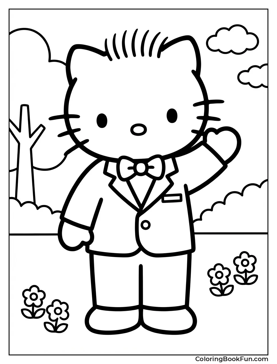 Dear Daniel Waving Friendly