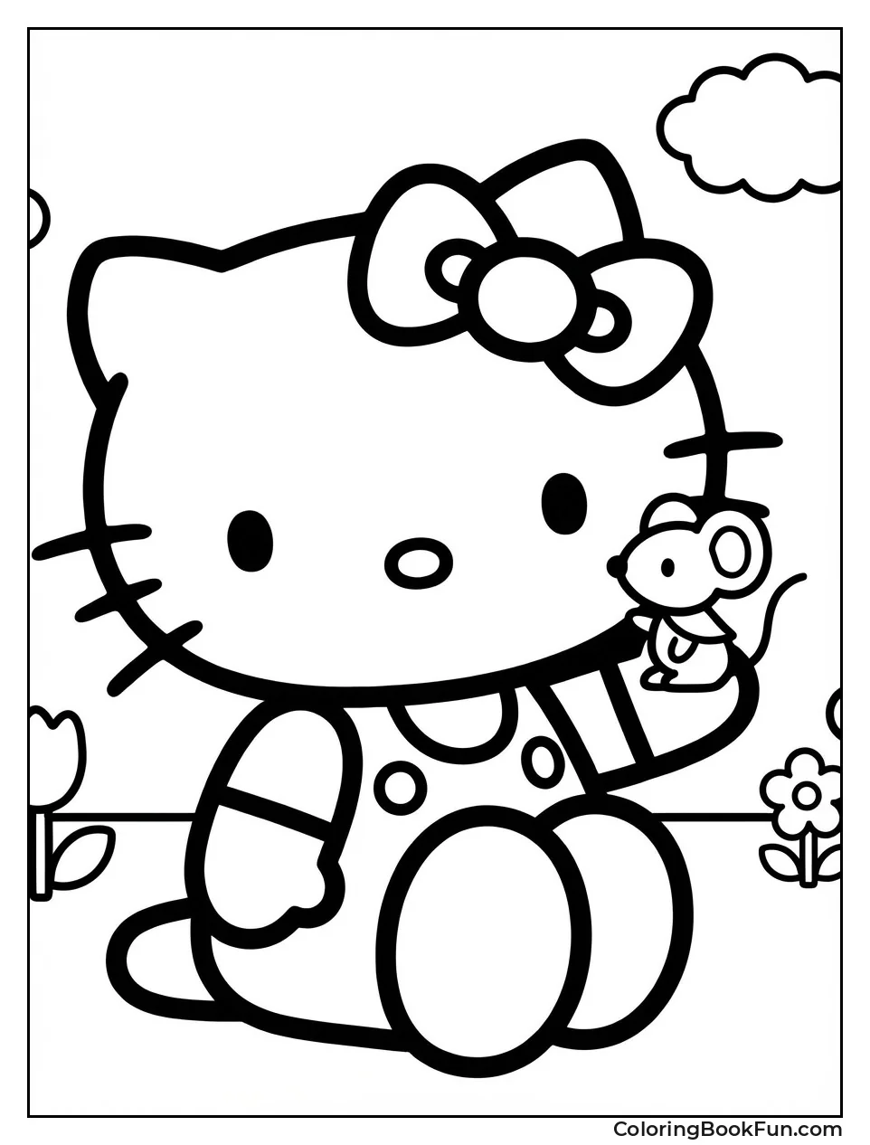 Kitty Holding Joey Mouse