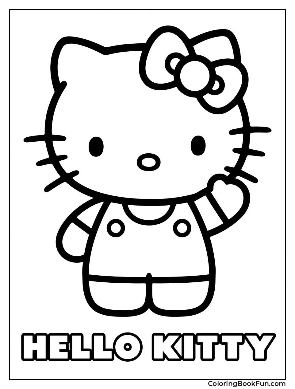Hello Kitty Waving Hello