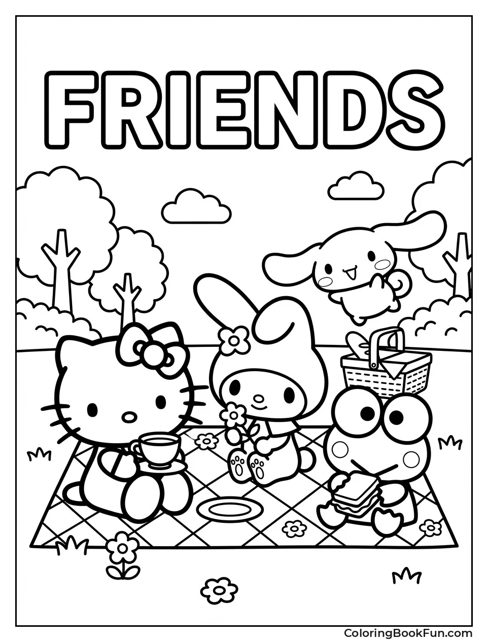 Kitty Friends Picnicking Park