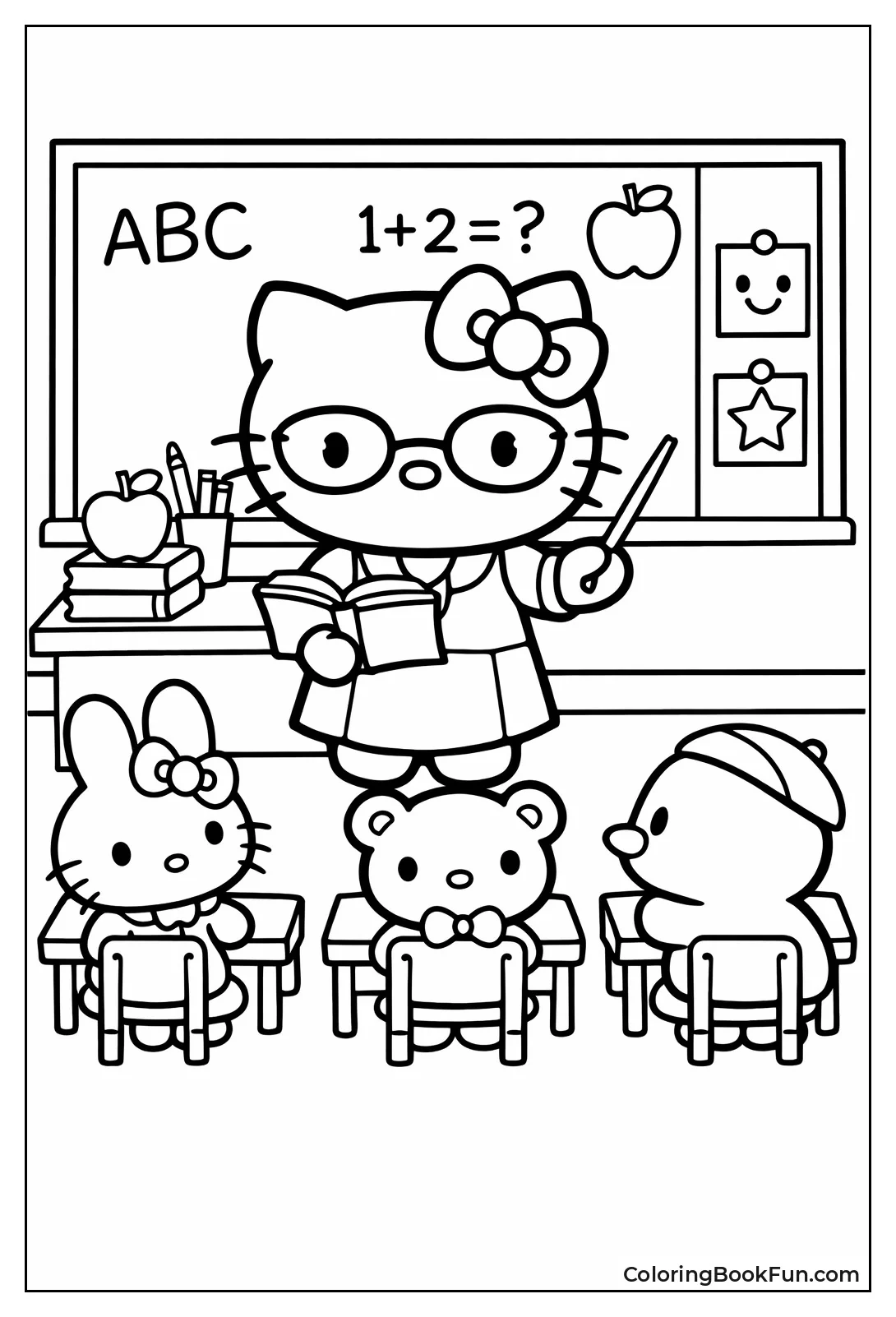 Hello Kitty Teacher Chalkboard Books