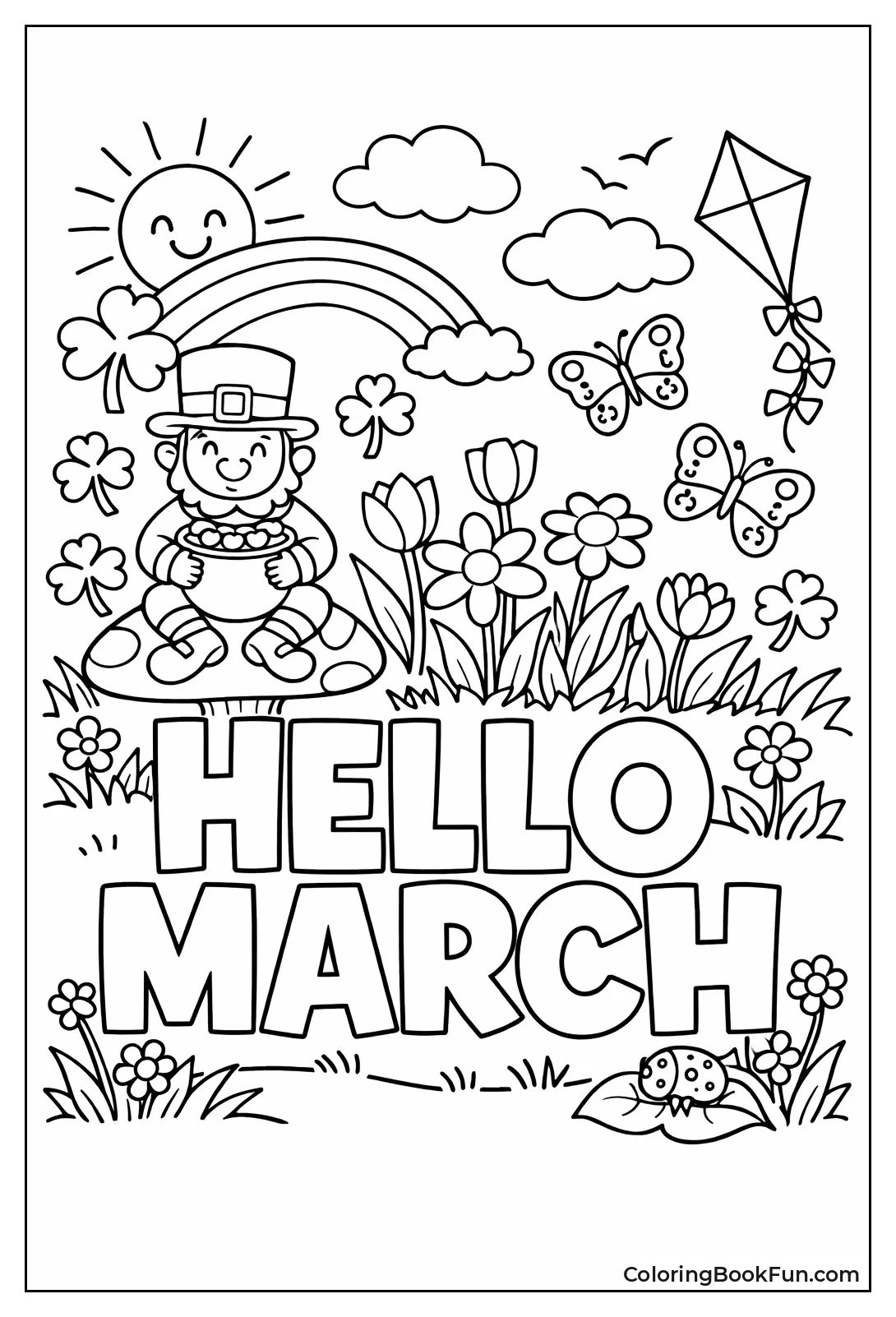Butterflies Greet Hello March