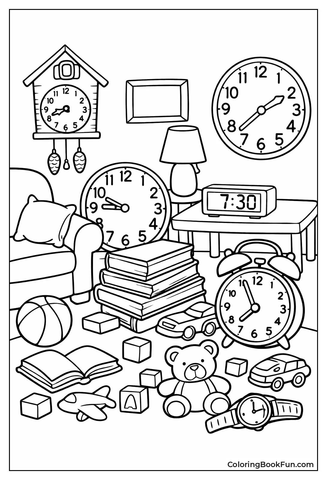 Hidden Clocks in Room