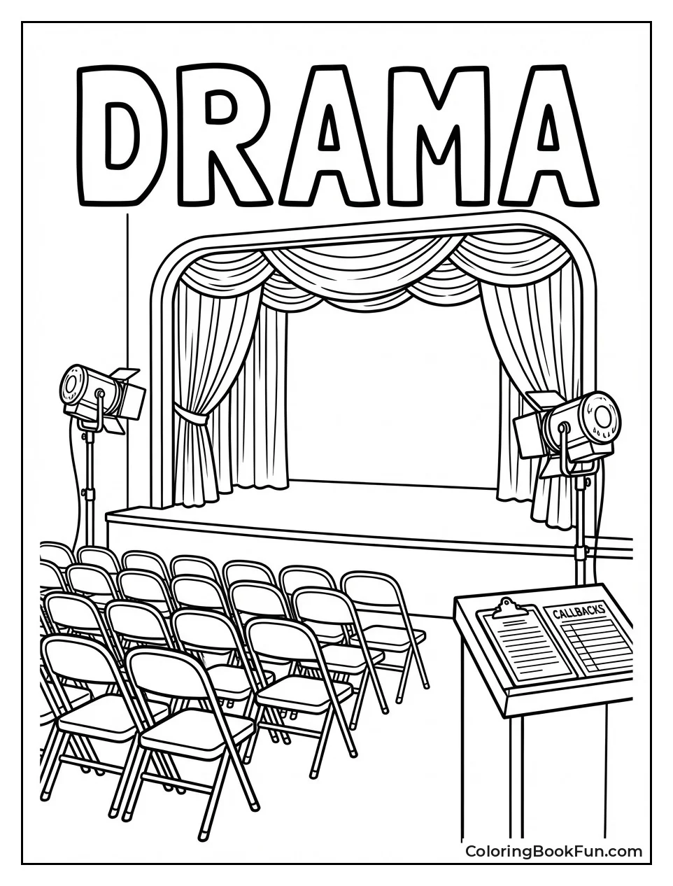 East High Auditorium Stage