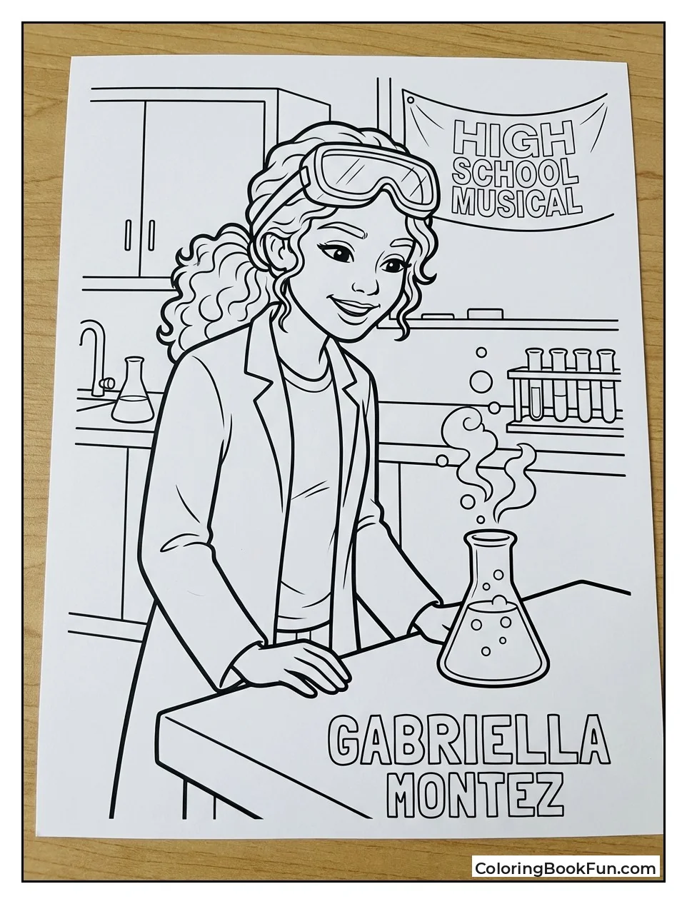 Gabriella Smiles at Bubbling Beaker