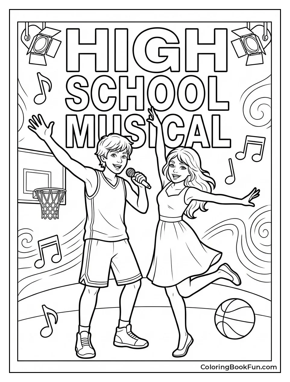 Troy and Gabriella Strike Energetic Poses