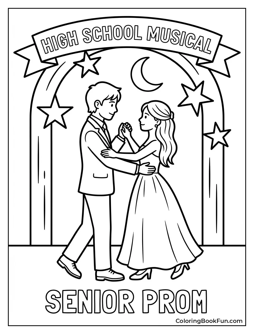 Troy and Gabriella Dance at Prom