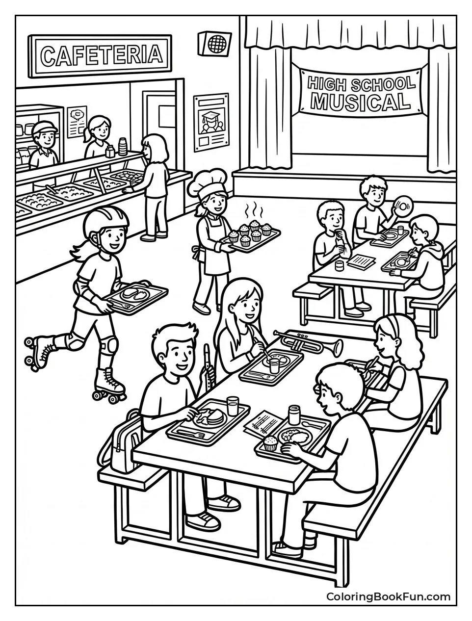 Cafeteria Shows Secret Talents