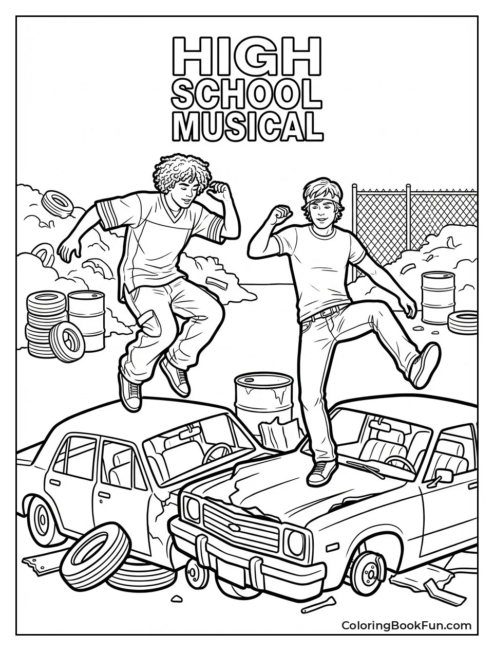 Troy and Chad Dance on Cars