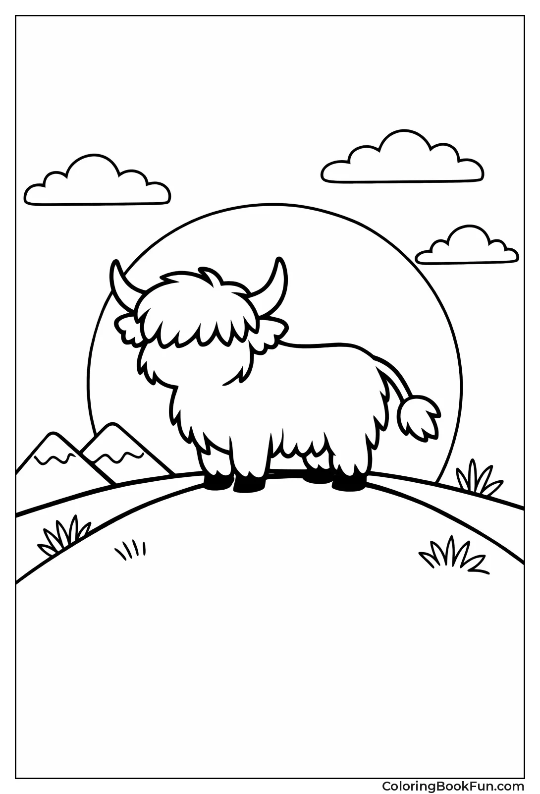 Cow Silhouette at Sunset