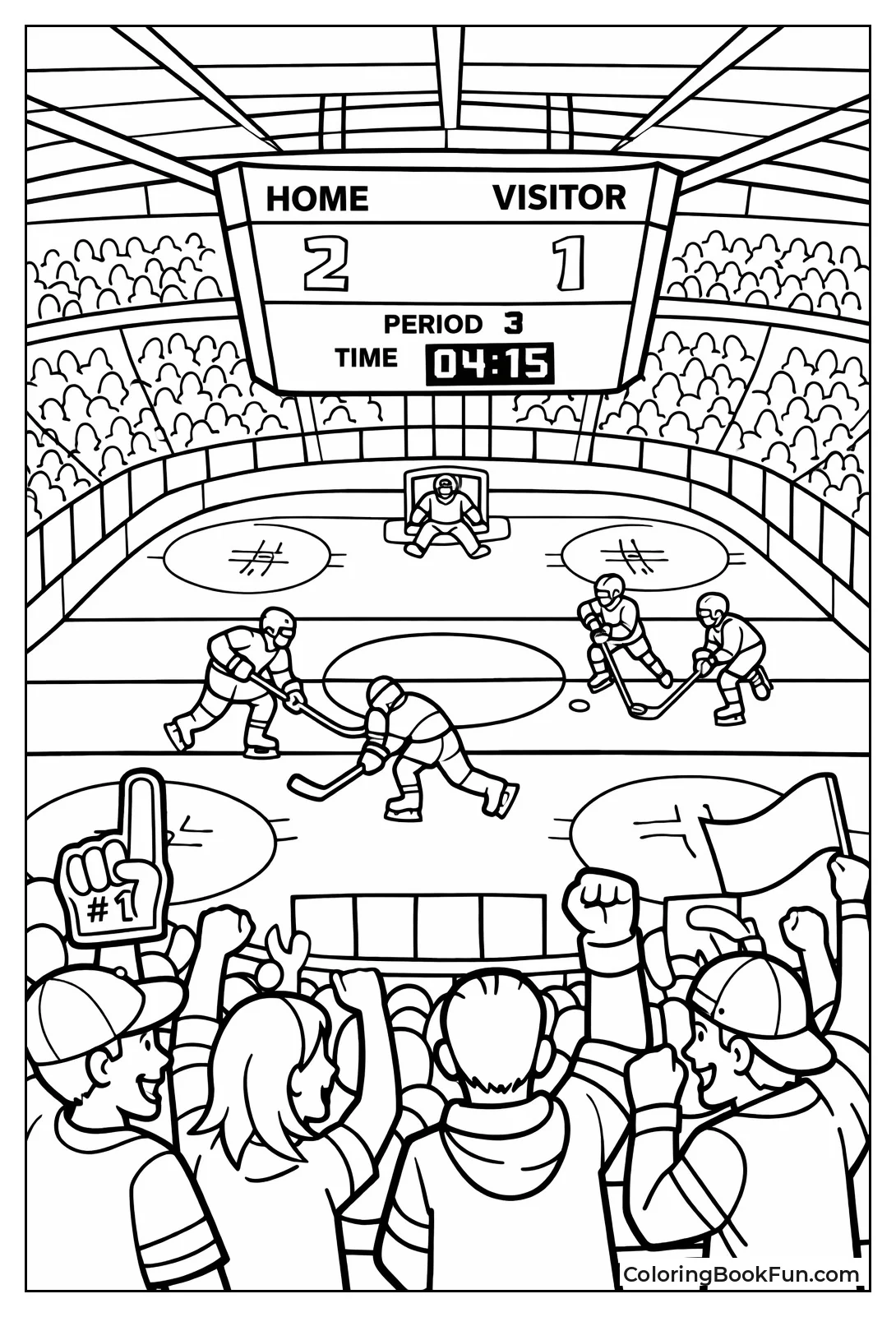 Fans Cheer Packed Arena