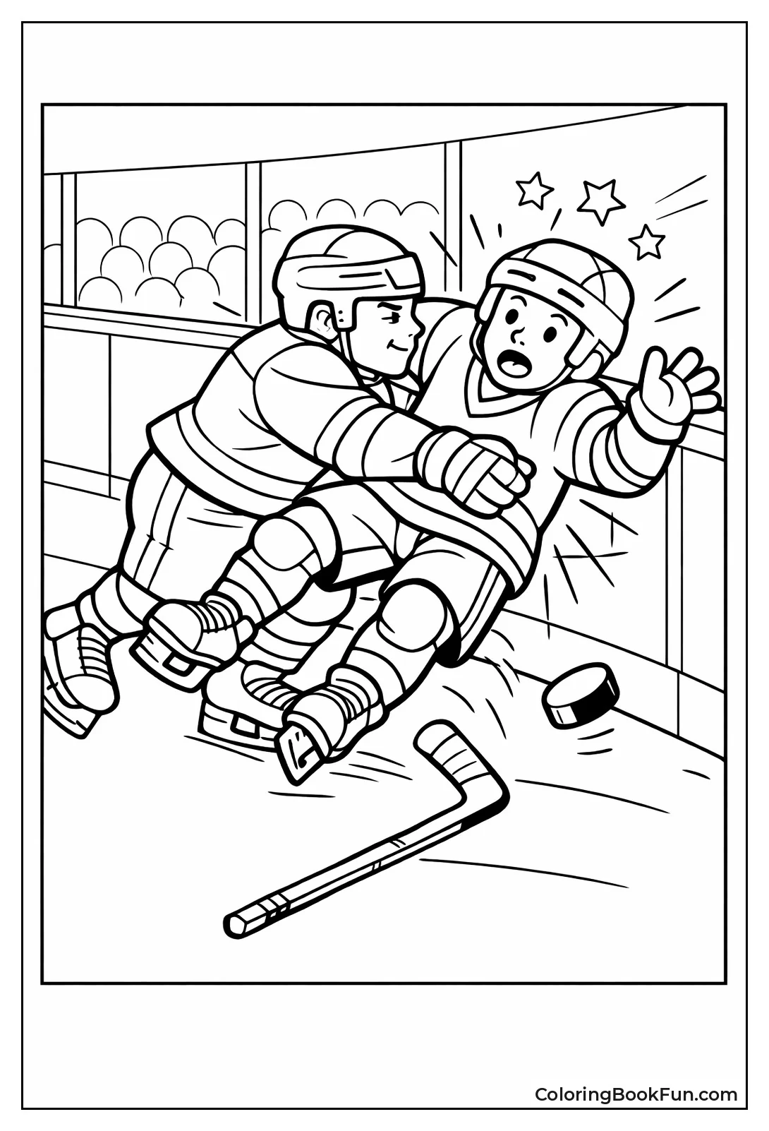 Player Checks into Boards