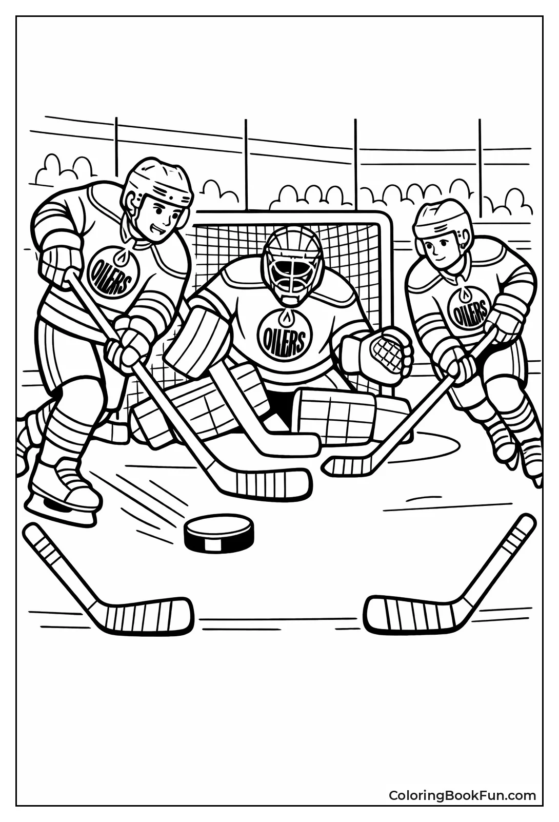 Oilers Shoot and Defend