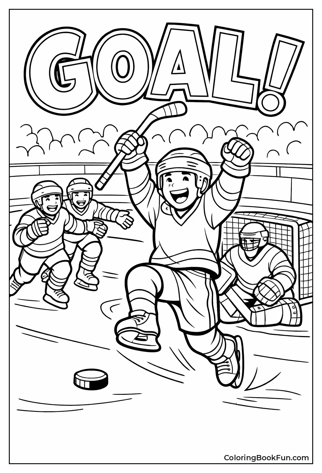 Player Jumps after Goal