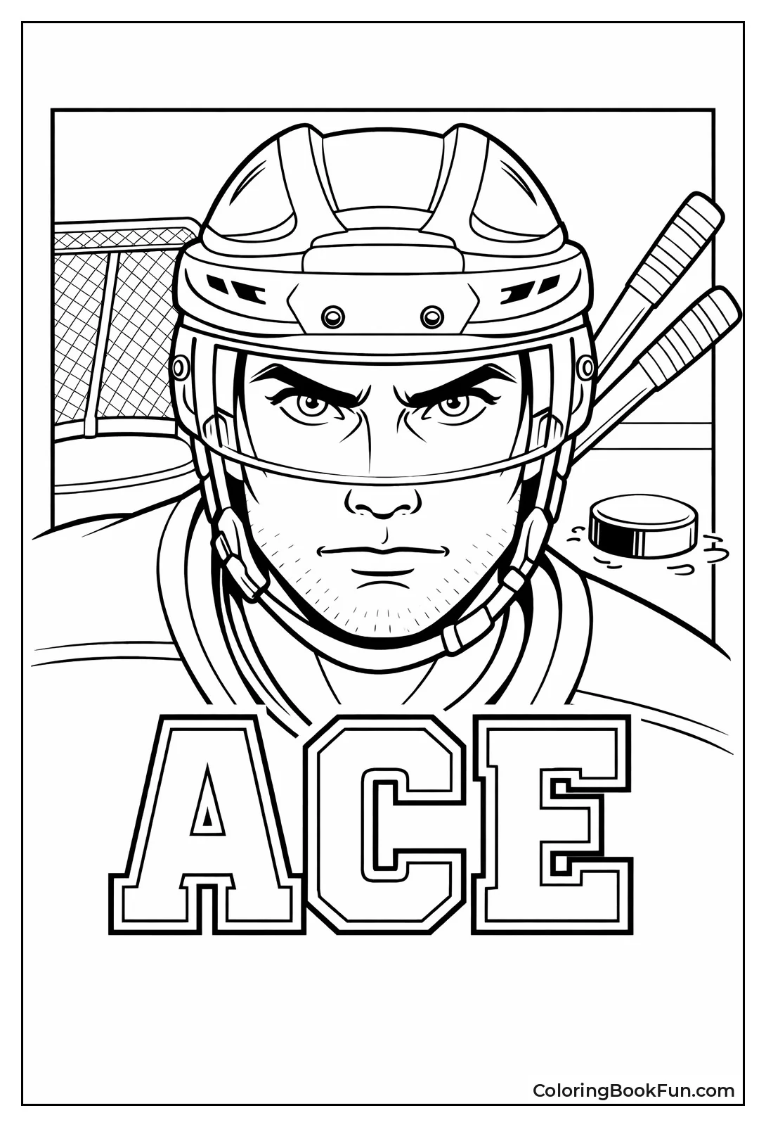 Hero Glares through Visor