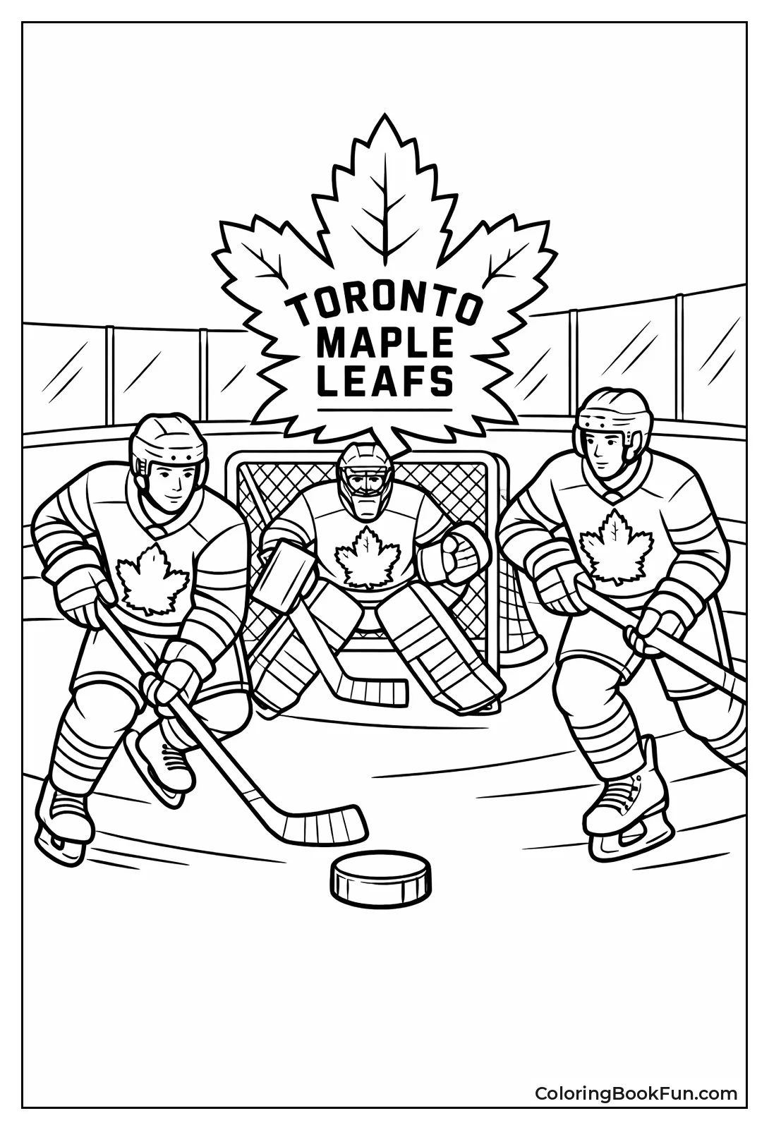 Maple Leafs Play Game
