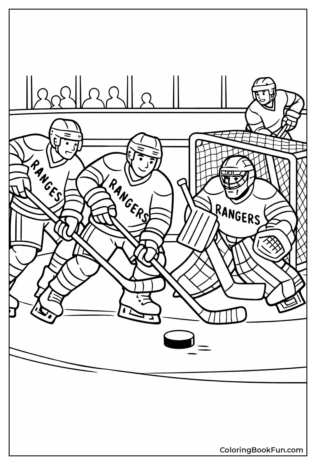 Rangers Battle Blue Ice