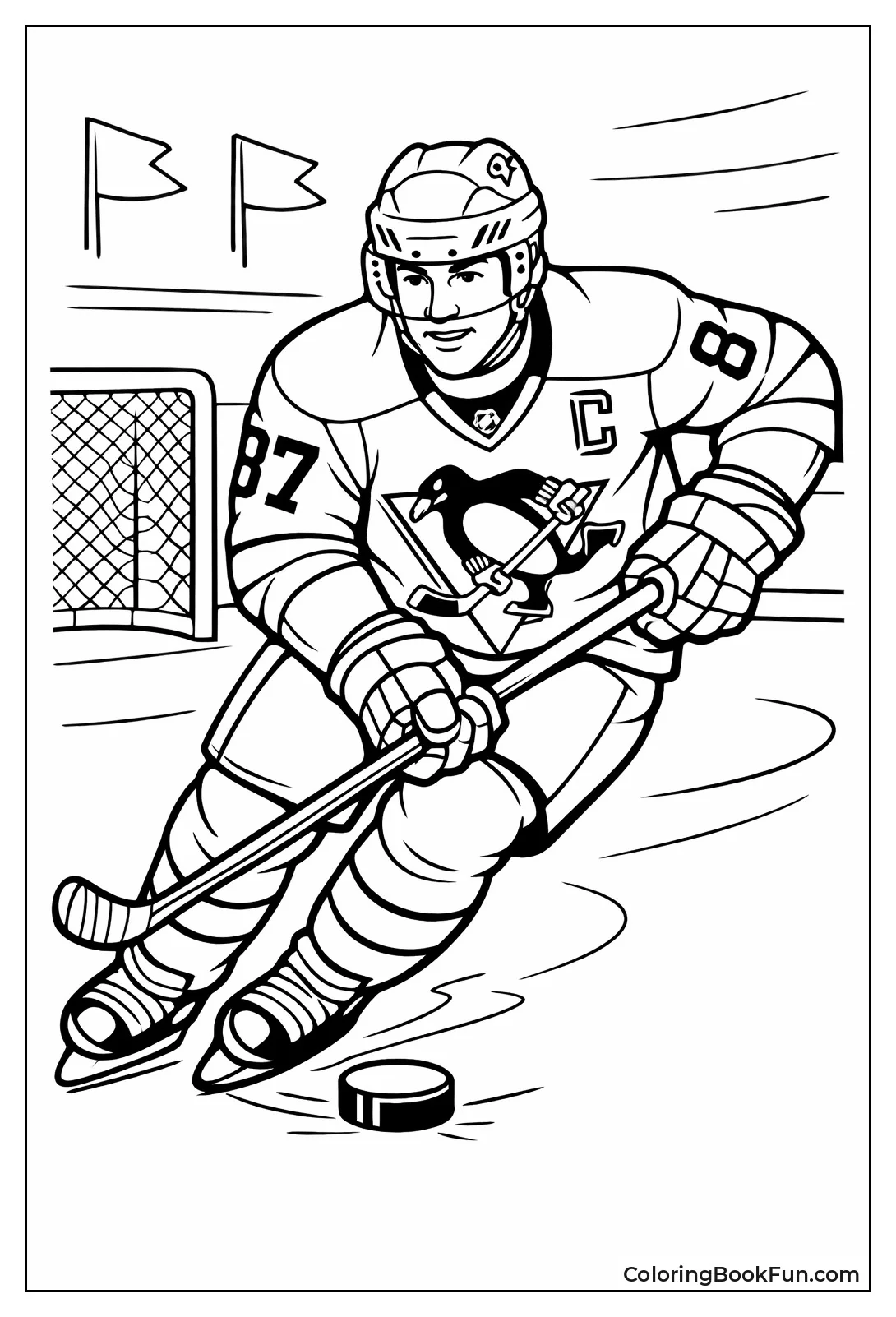 Crosby Handles Penguins Puck