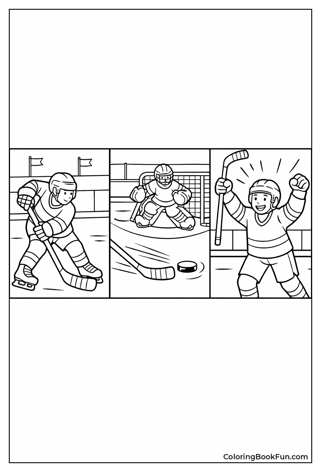 Slapshot Windup Shot Goal