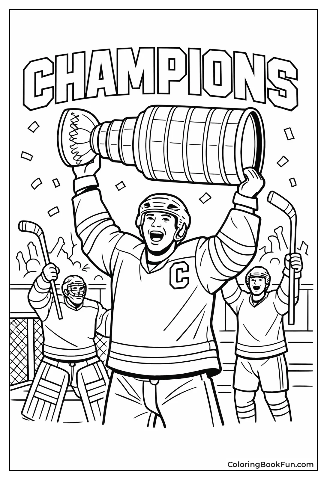 Captain Lifts Stanley Cup